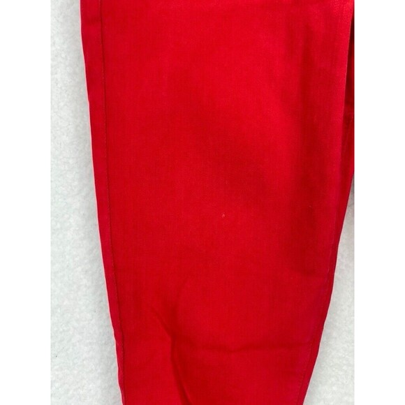 L’Agence Margot High Rise Ankle Skinny Jeans Women’s Size 27 Red Stretch Denim - Picture 8 of 8